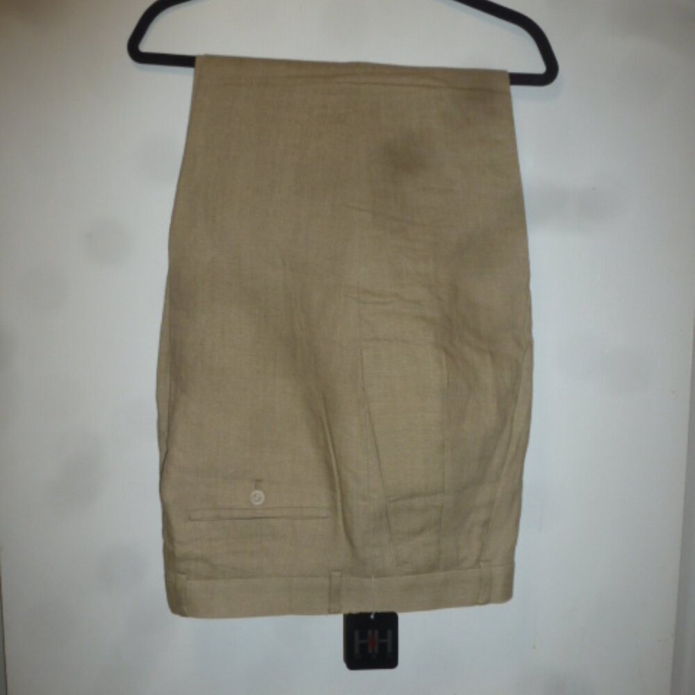 HH Modern Men’s Linen Dress Pants | Size 36x30 | NWT | Pleated | Relaxed Fit